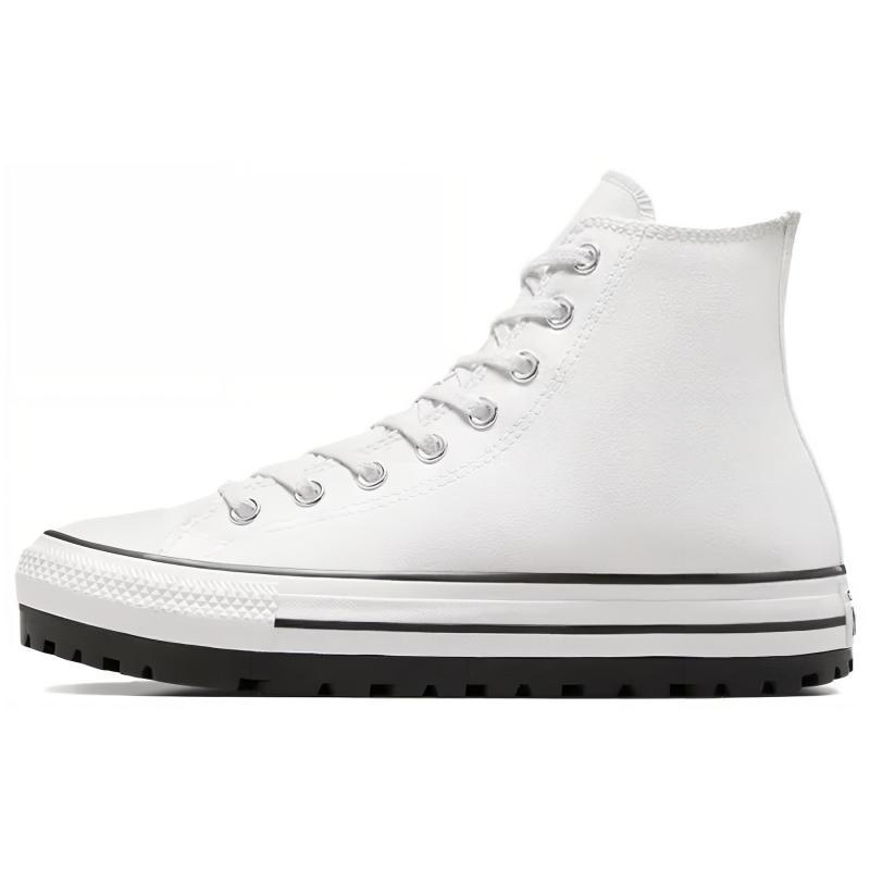 

Converse All Star City Trek Comfortable and Versatile Breathable High Top Canvas Shoes Unisex White 37 белый