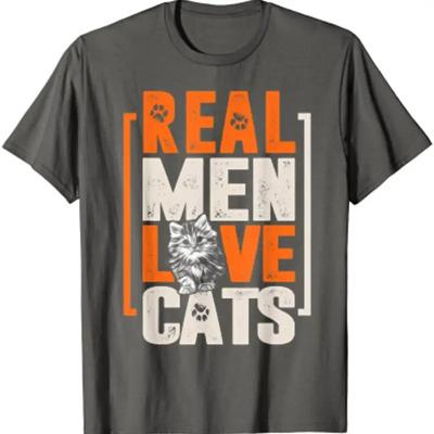 Cat T Shirt Real Unisex Love Cats Funny Animal Lover