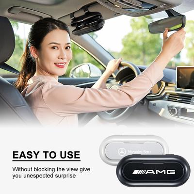 1Pcs Car Sun Visor Glasses Storage Box Holder Organizer Car Styling For Mercedes Benz AMG GLE GLC W205 W206 W203 W204 W210