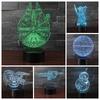 3d Illusion Star Wars Night Light Decor Lamp With Smart Touch The Perfect Home Decoration