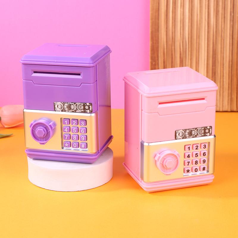 1PC ATM Mini Cash Box – Password Piggy Bank for Kids Saving Money Toy High Quality Gift for Boys and Girls Children's Financial Education Toy