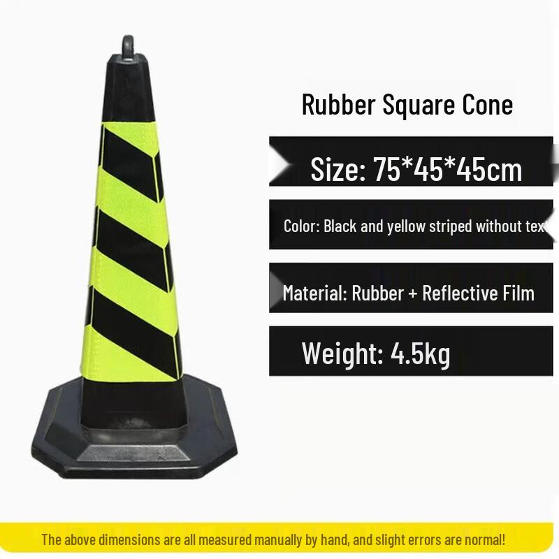 Reflective Rubber Traffic Cone