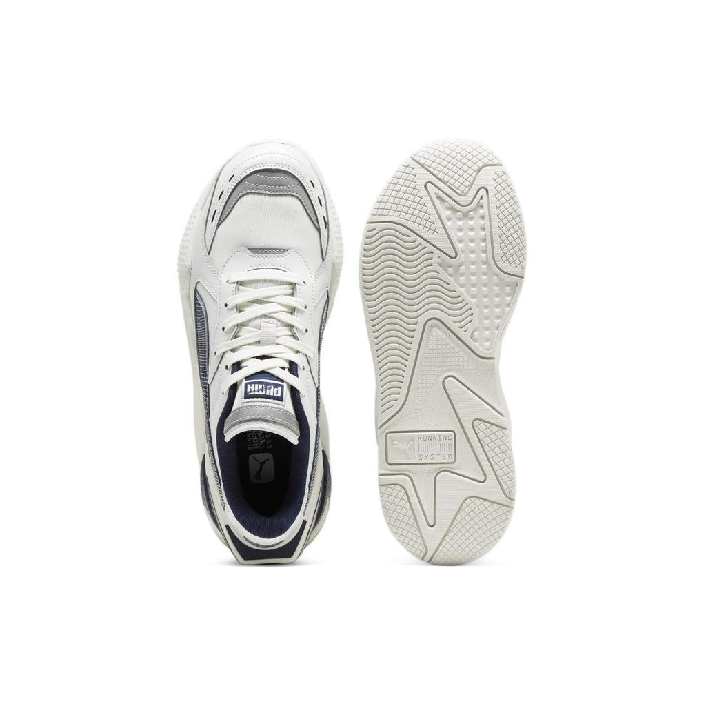 New PUMA RS X '40TH ANNIVERSARY' Slip Resistant Low Top Casual Shoes Unisex White Gray Blue 395339-01