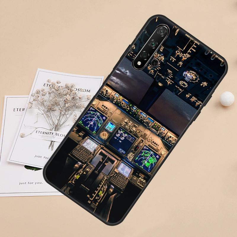 Flight Instruments For Huawei Nova 5T 9 10 SE 7i 8i 11i 12i Y60 Y61 Y70 Y72 Y73 Y90 Y91 P20 P30 P40 Lite Case
