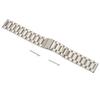 Smartwatch Band 20mm Double Buckle Wrist Strap Matel with Watch Pin for Amazfit GTS 3 GTS 2 Bip S Bip USilver