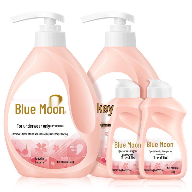 

Антибактериальный стиральный порошок для нижнего белья Blue Moon: Удаление пятен для мужской и женской стирки