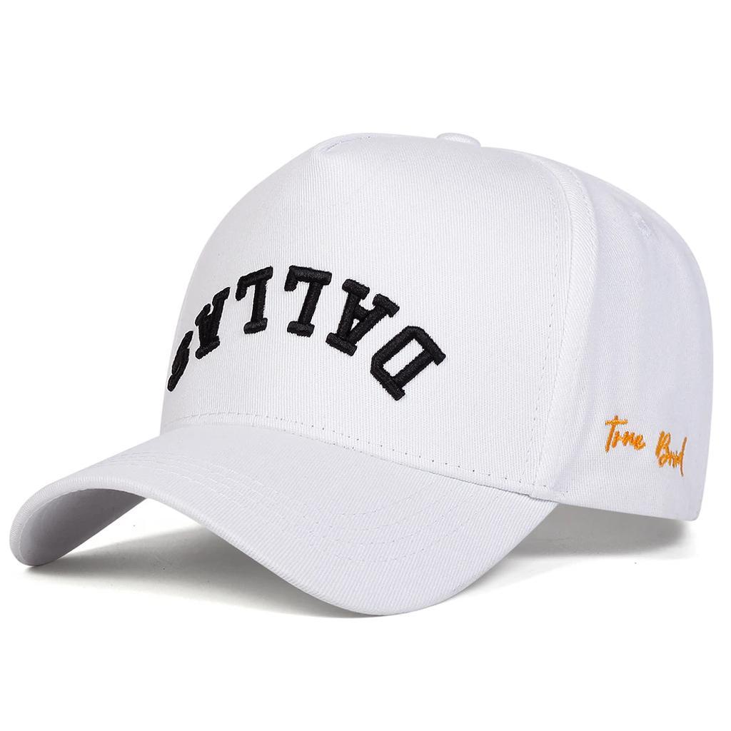Cappellini da Baseball Unisex DALLAS con Ricamo di Lettere Cappelli Casual Regolabili Cappello Parasole da Esterno per Primavera e Autunno