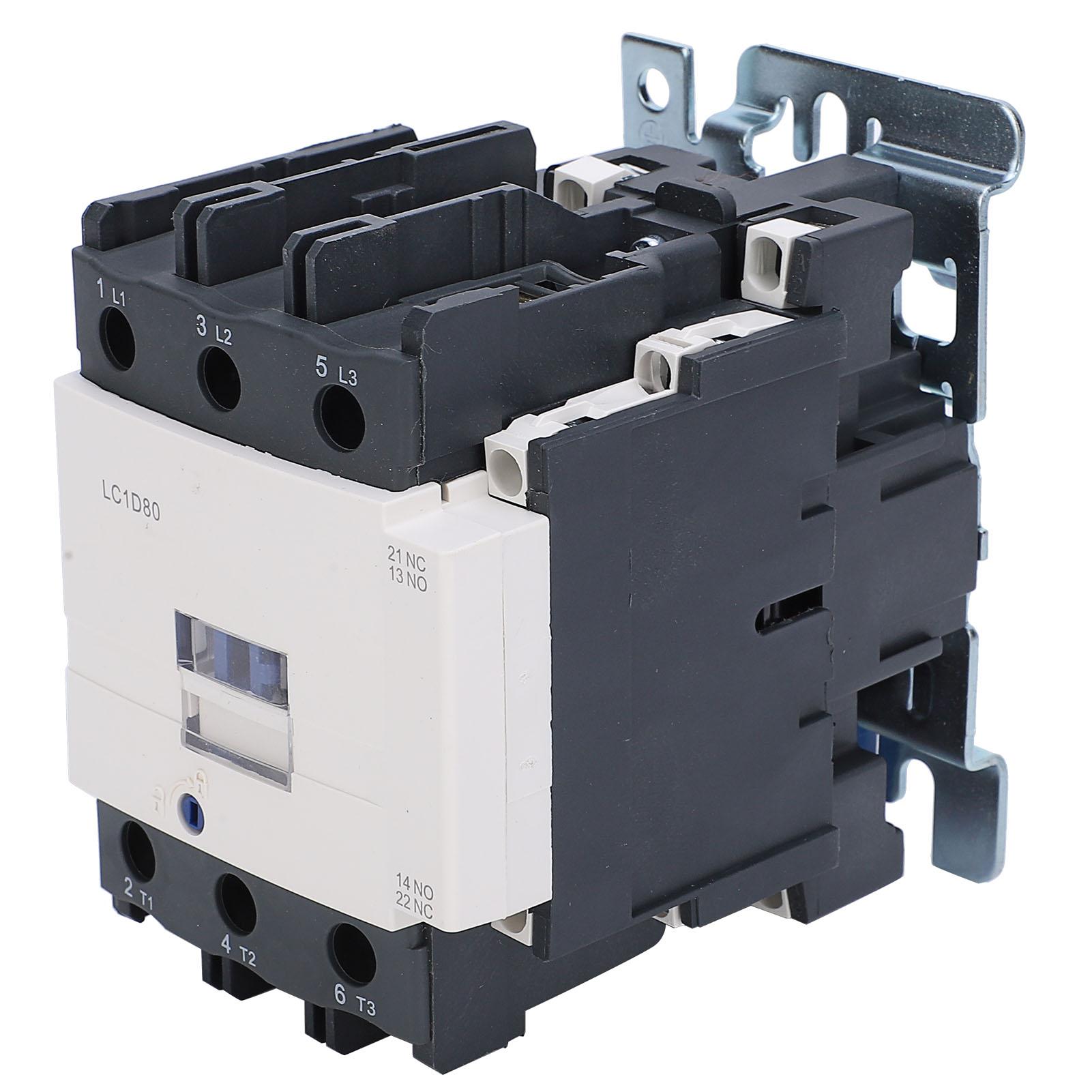 

LC1D80 NEW Electric 5060Hz 3 Poles Coil AC Contactor 220V 80A