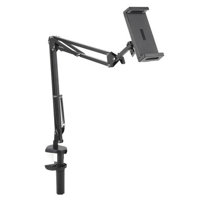 Phone Mount Holder Foldable Arm Adjustable Tablet Clamp Universal for Table Desk Bed