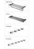 304 Stainless Steel Bathroom Towel & Storage Rack