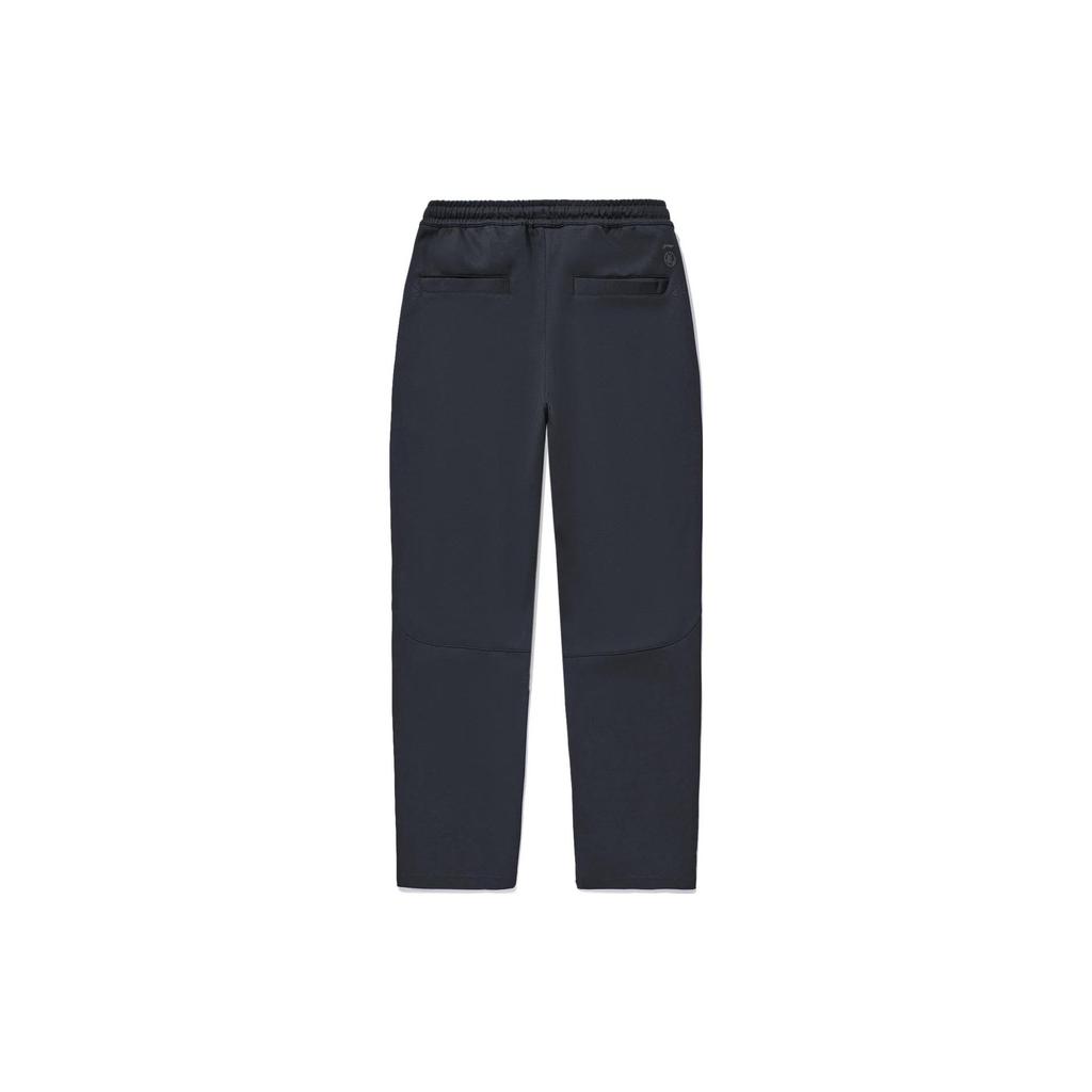 Li Ning X Jackie Chan Kung Fu Series Solid Color Loose Fit Knit Sports Pants Men Pants Charcoal-Black AKLT665-1