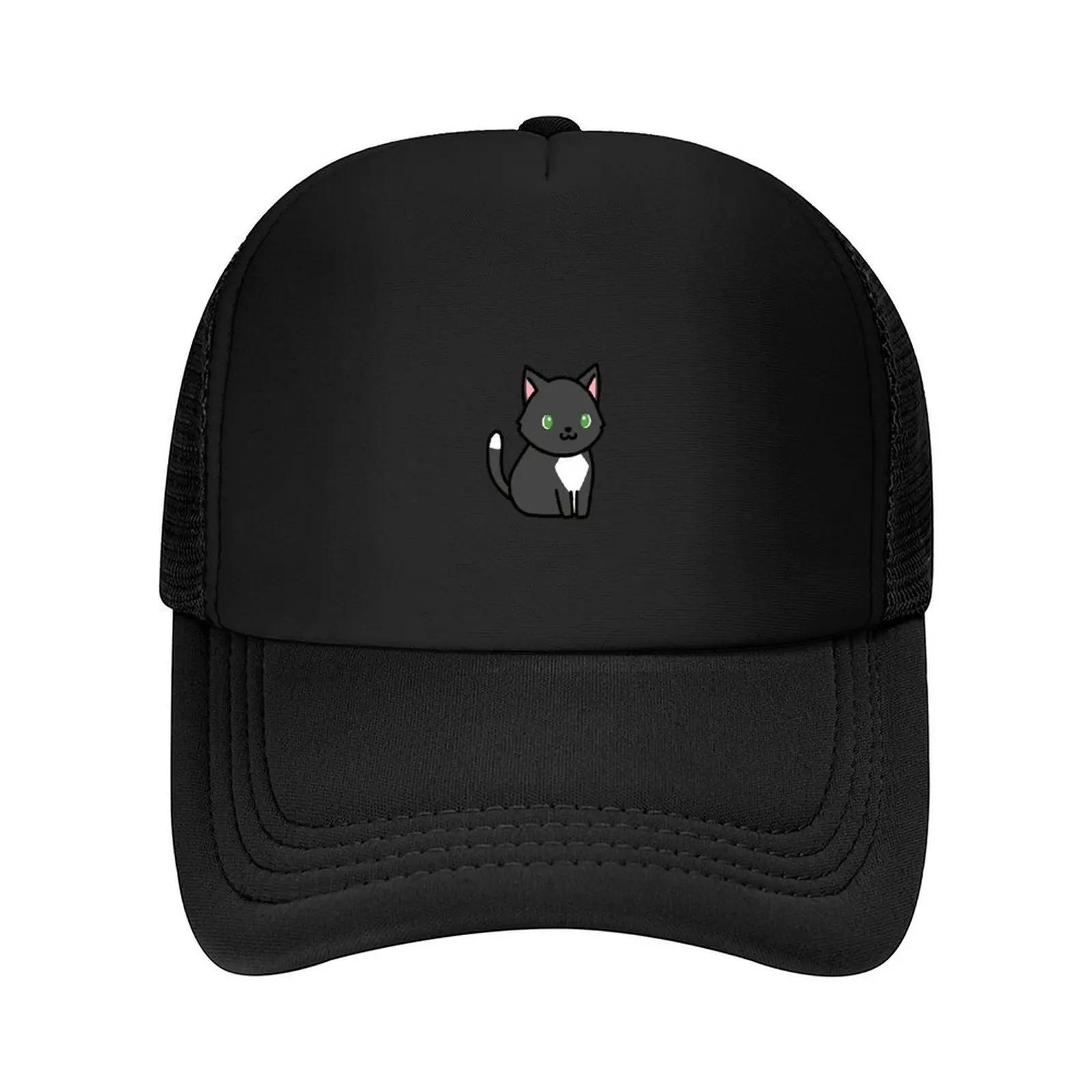 

Black Cat Baseball Cap funny hat Rave Bobble Hat hard hat Womens Beach Outlet 2025 Mens