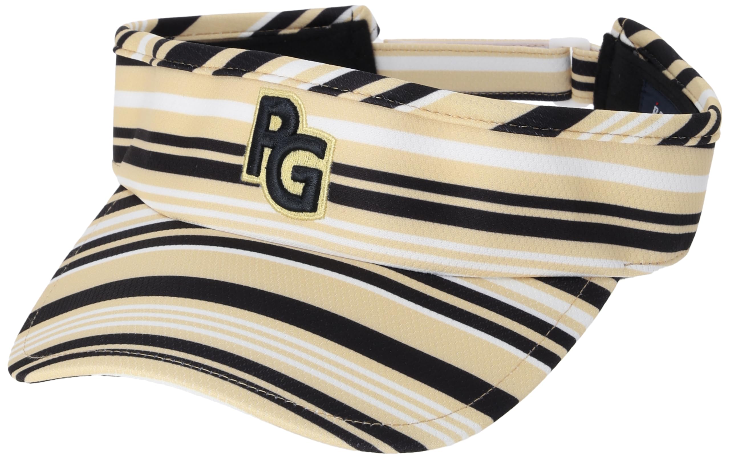 

[PEARLY GATES] Унисекс Солнцезащитный козырёк (Многобордовый узор, размер регулируется) Кепка для гольфа 053-4187406 041 Шампань х Темно-синий FR