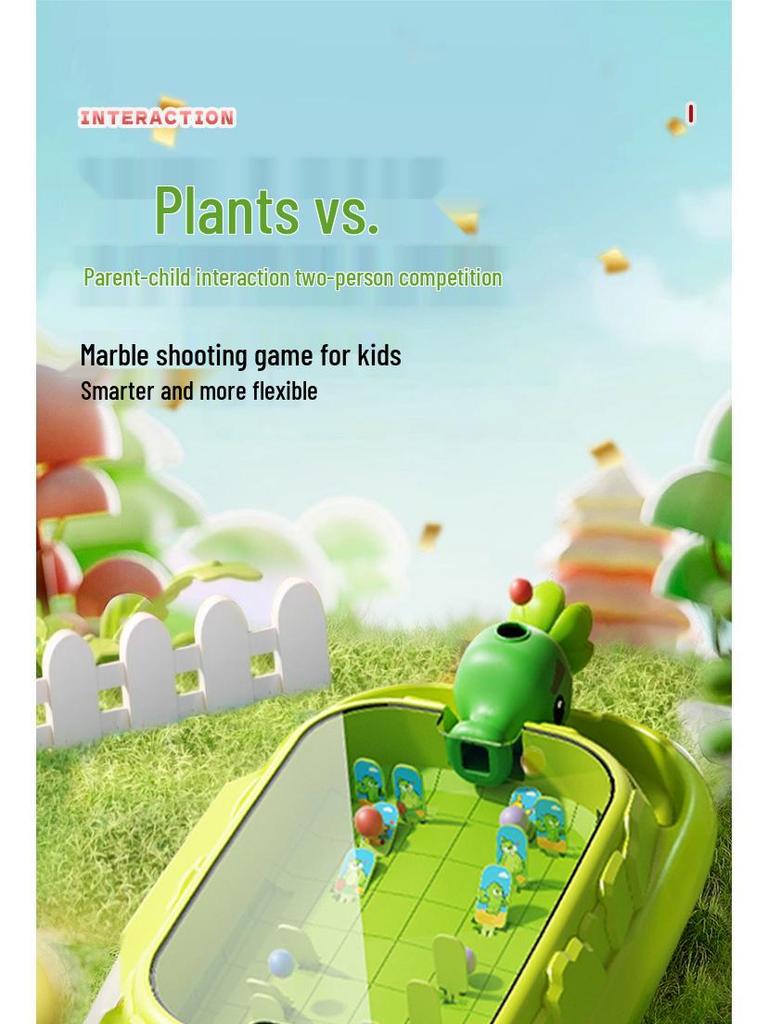 Educational Pinball Battle Game: Double Player Shooter Toy for Kids and Parents