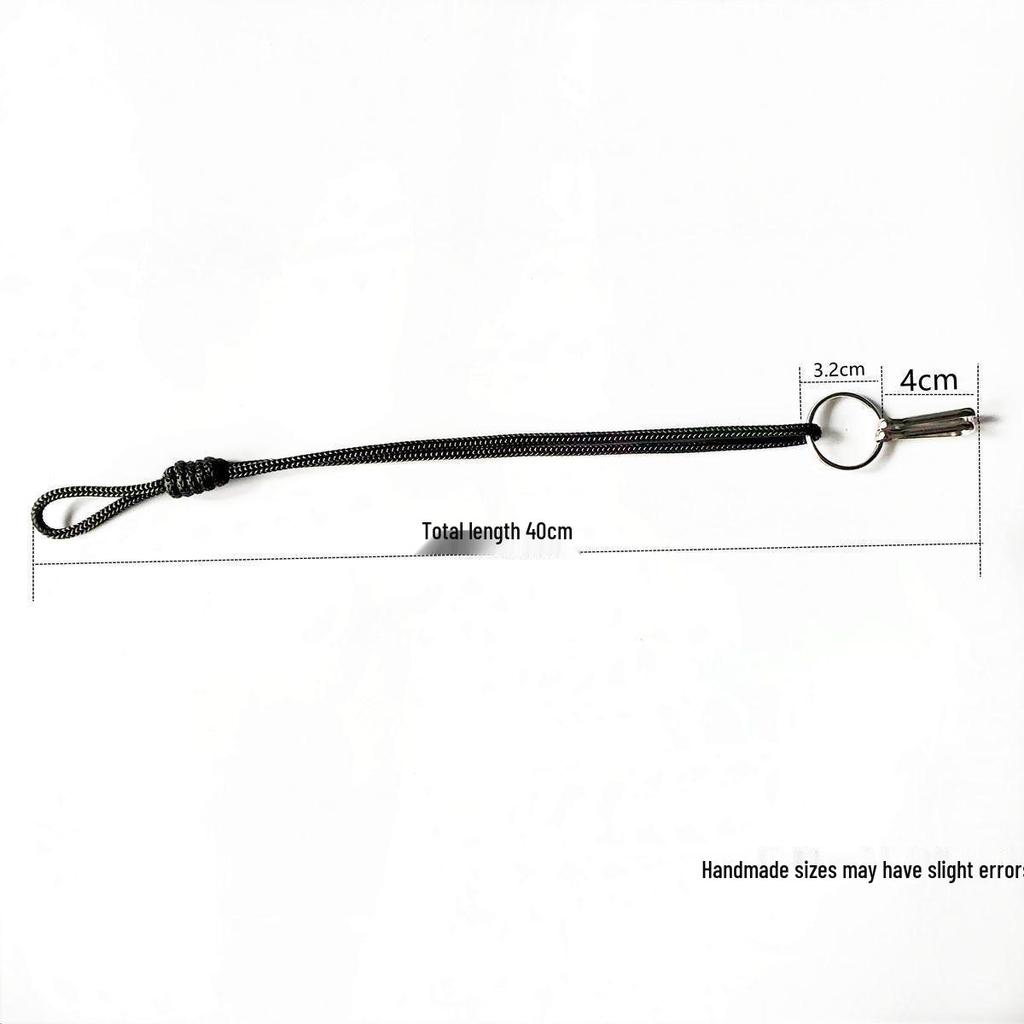 Slitstark Nyckelring i Vävda Nylon med Stålspänne