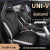 All-Season Breathable Linen Seat Covers for Changan Uni-V 2023-2025, Full Coverage Cushions