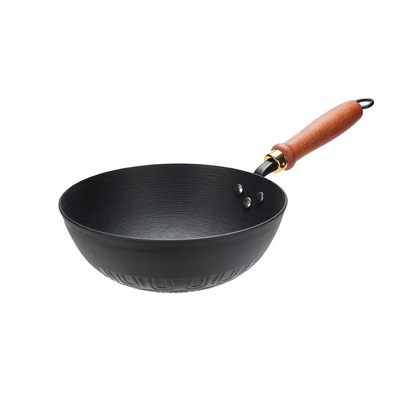 

Bagui Craftsman Luchuan Cast Iron Non-Stick Stir-Fry Wok