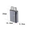 USB C To Micro B USB3.0 Adapter Type C Female To Micro B Male Fast Charge USB Micro 3.0 To Type C Super Speed for HdD