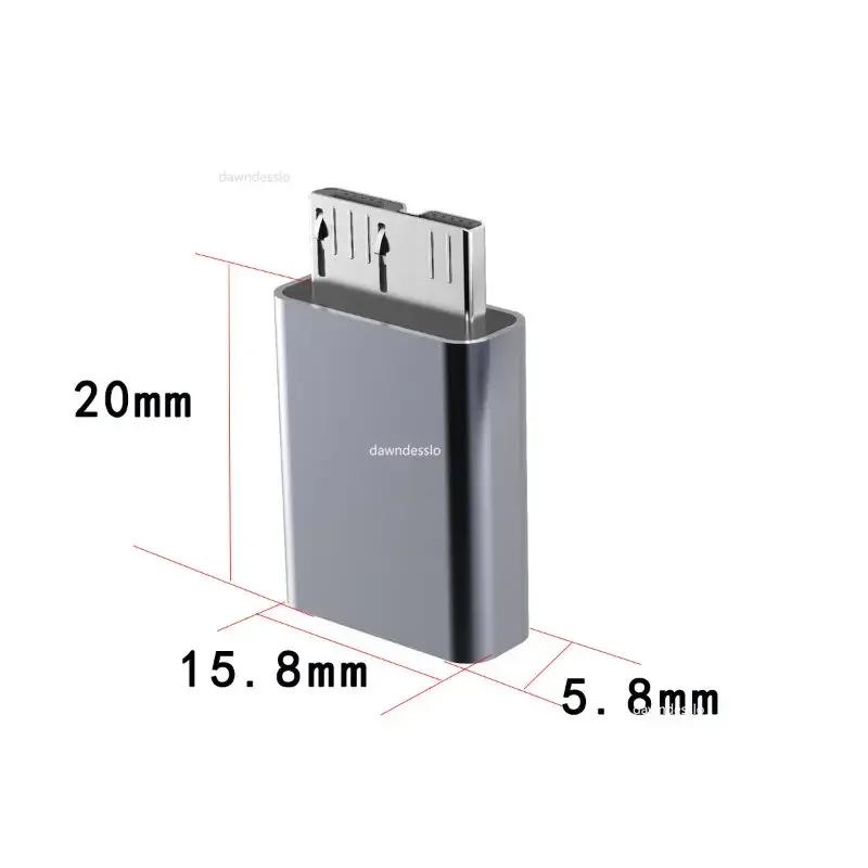 USB C To Micro B USB3.0 Adapter Type C Female To Micro B Male Fast Charge USB Micro 3.0 To Type C Super Speed for HdD