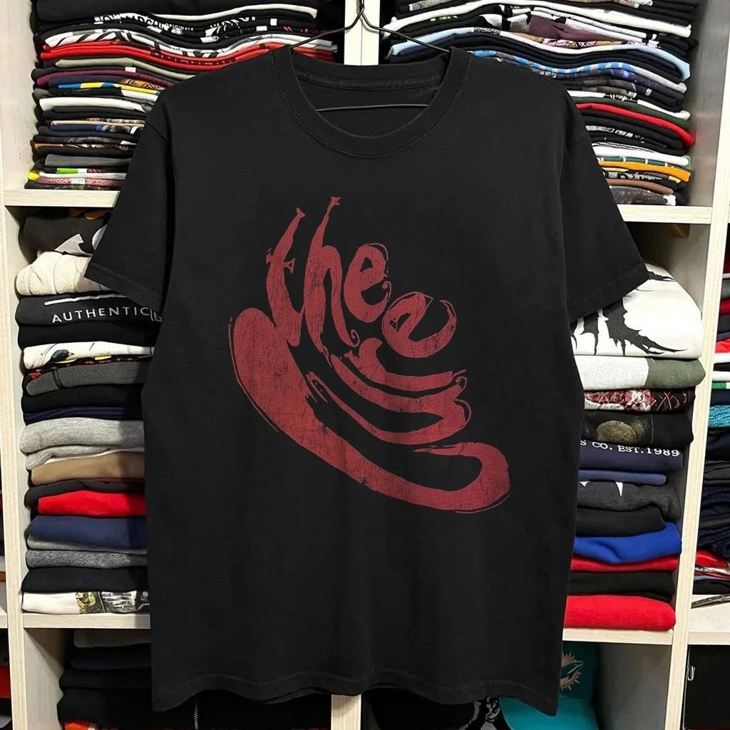 The Cure Swirl Logo Unisex Black T-shirt S-