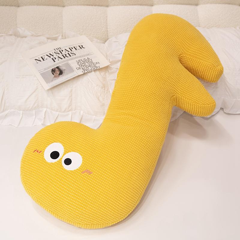 Giant Cartoon Music Note Plush Toys Super Soft Sleep Hug Pillow Sofa Cushion Children Kids Sleep Accompany Doll Birthday Gift