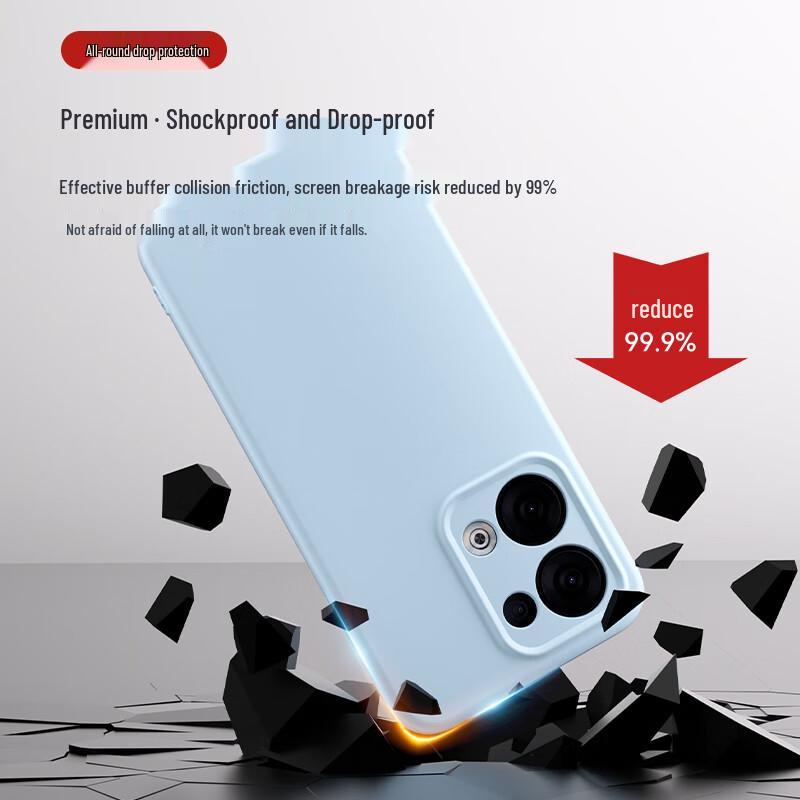 Shangsou Premium Liquid Silicone Phone Case for OPPO Reno13 / Reno13 Pro