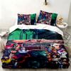 Cyberpunk 2077 3pc set Perfect for bedroom use Comfortable bedding set includes a duvet cover and two pillowcases Ideal birthday or Christmas gift