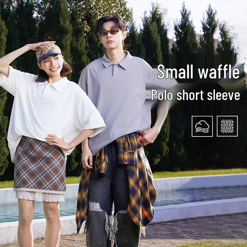 Jeanswest Herren Waffel-Polohemd