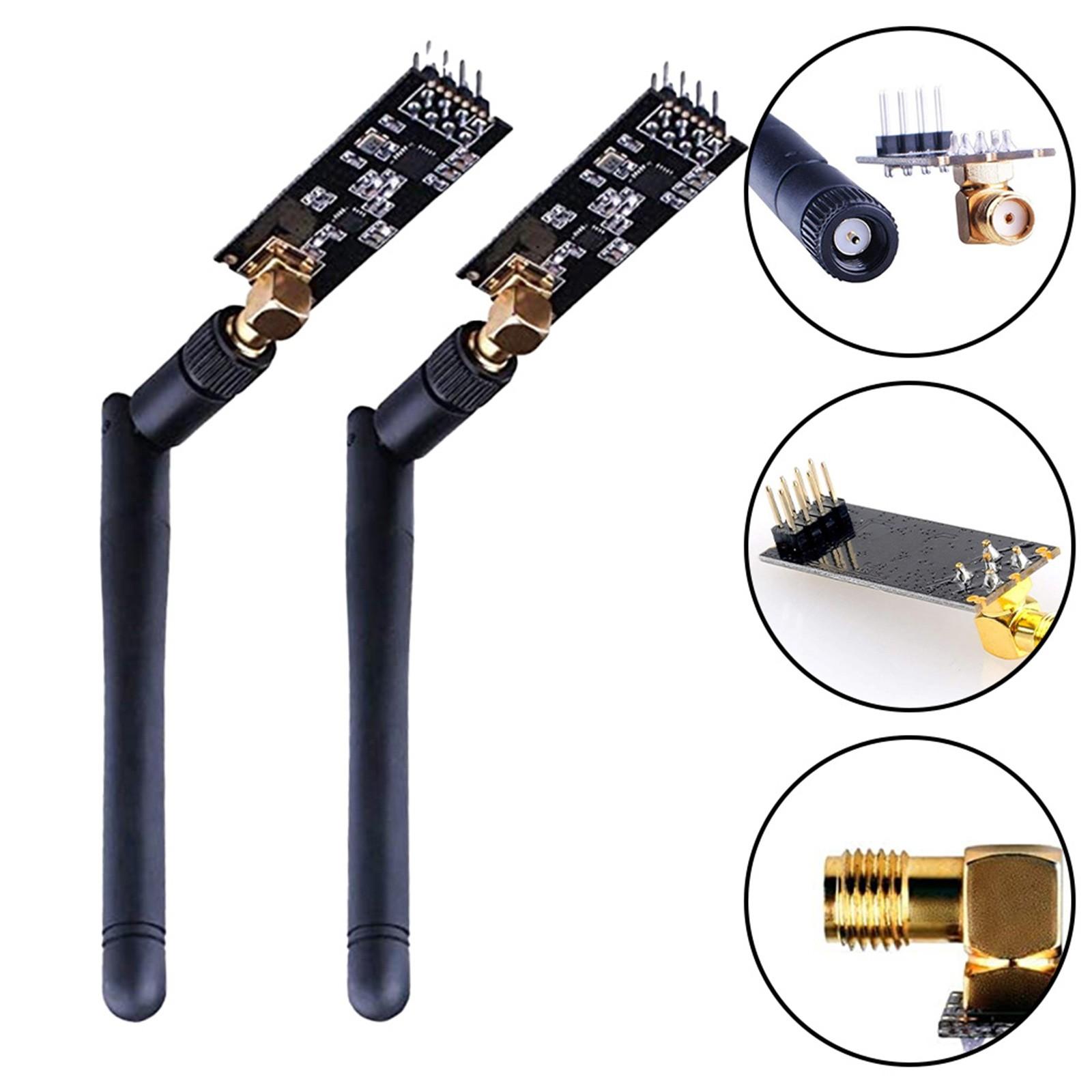 

Модуль бездротового приймача 2.4G 1100 мт NRF24L01 + PA + LNA з антеною