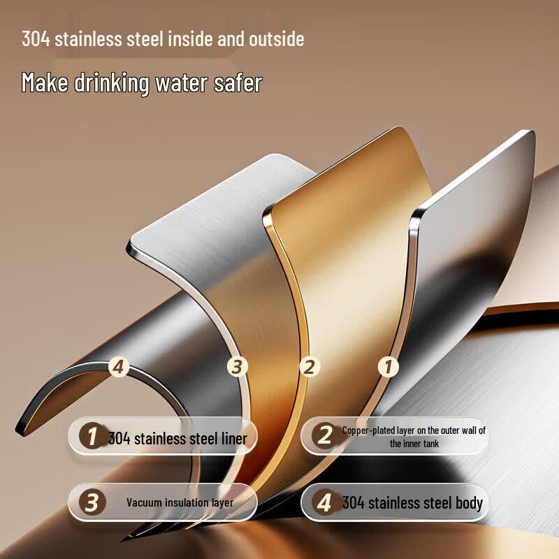 ASD 304 Stainless Steel Vacuum Insulated Thermos Pot