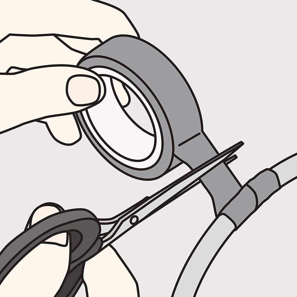 3M Scotch Electrical Insulating Vinyl Tape 19mm X 117, Black, 20m, 10-Pack