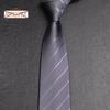 Men Tie Business Tie Work Formal Occasion Stripe Silky Smooth Anti-wrinkle Adjustable Lightweight Clothes Matching Party Wedding Necktie