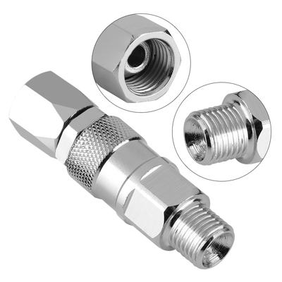 Articulación Giratoria para Manguera de Acero Inoxidable de 360 Grados y 1/4 de Pulgada para Rociado de Alta Presión Adecuada para Accesorios de Baño con Rociador