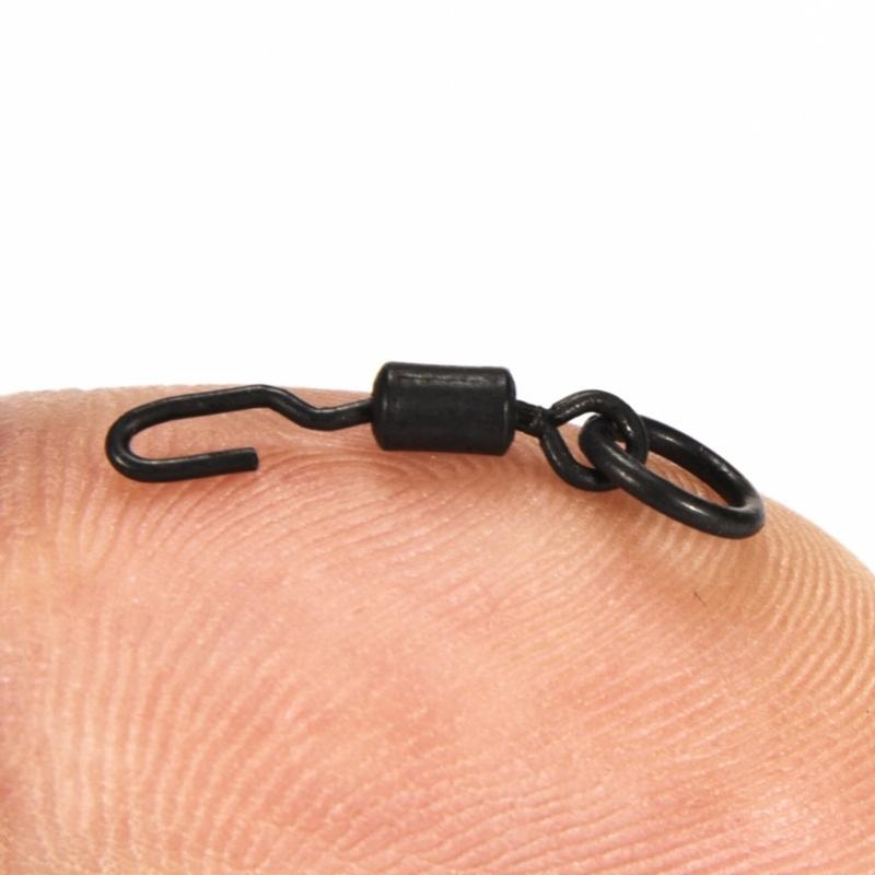 European Styles Open End Fishing Swivels Brasses Hook Quick Assembly for Fishing Techniques