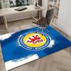 1PC Braunsch-weiger Sports Emblem Rug Game Carpet, Floor Mat for Bedroom Living Room Entryway Rug, Home Decor Idea Gift for Christmas Birthday