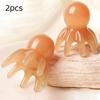 Resin Octopus Scalp Massage Comb Stress Relief Meridian Unblock 1/2Pcs Lightweight Head Massager for Shower Hair Care Use