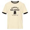 Chico’s Ringer Shirt – Retro Baseball Style Tee – Vintage Movie Inspired Graphic