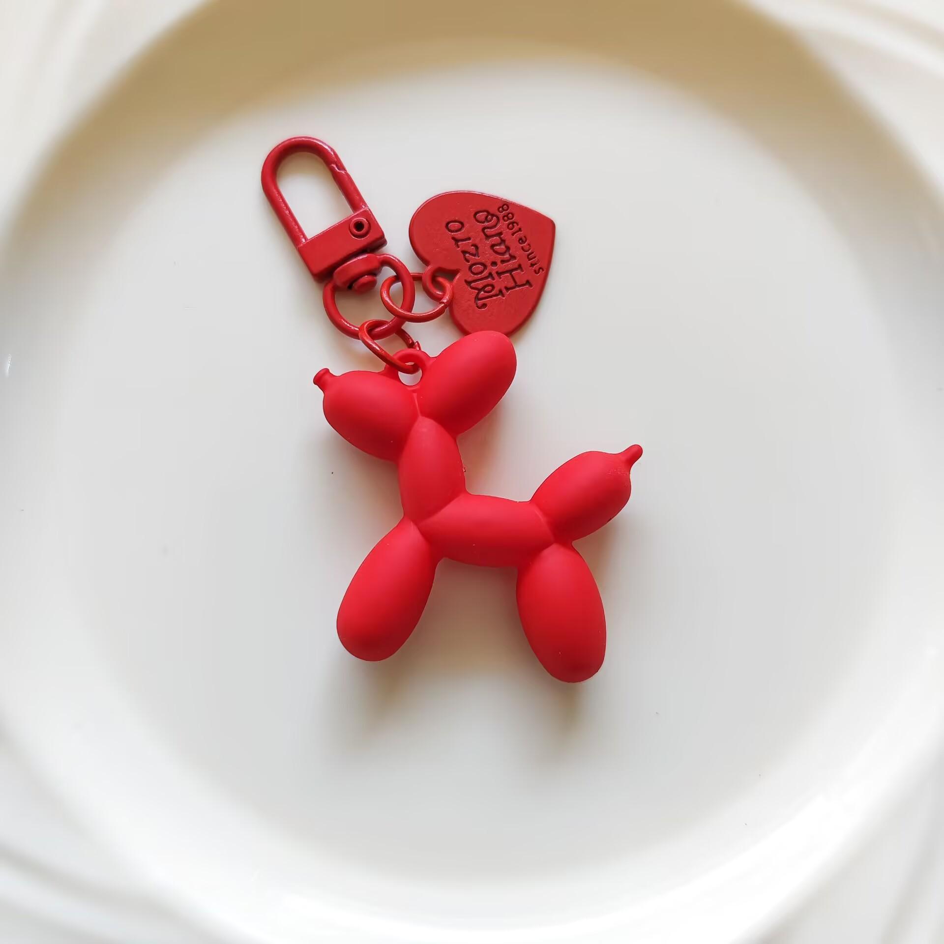 

Брелок та кулон у формі барвистого акрилового кульки у формі собаки для багажу, навушників та чохлів для телефону