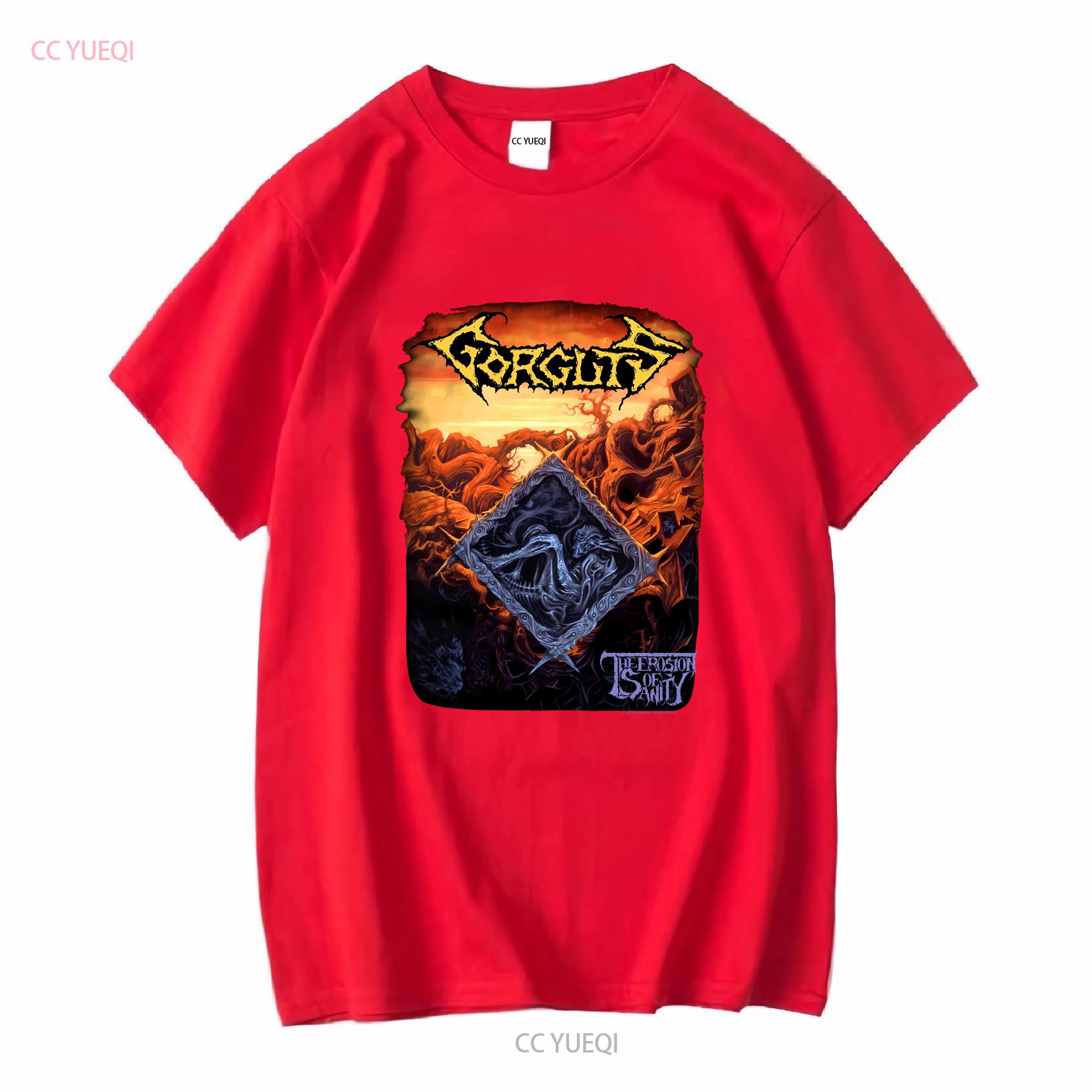 Gorguts Erosion Of Sanity Reprint 2023 T Shirt Black Fullsize S 5XL long or short sleeves vintage Washed Casual Stylish S
