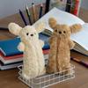 Puppy Pencil Pouch Cute Soft Plush School Stationery Large Capacity Pencil Pouch Student Stationery