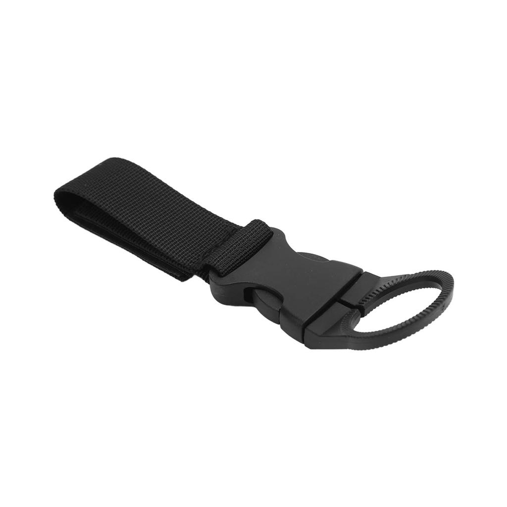 Outdoor Bottle Hanging Buckle Clip Portable Water Bottle Ring Holder for Hiking Camping Black