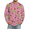 Men's Christmas Printed Imitation Cotton Long-sleeved Shirt