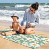 1PC White Daisy Flowers paint Towel for family friends Gifts Quick-Dry Beach Towel For Yoga Tourism Beach GYM Camping Swimming