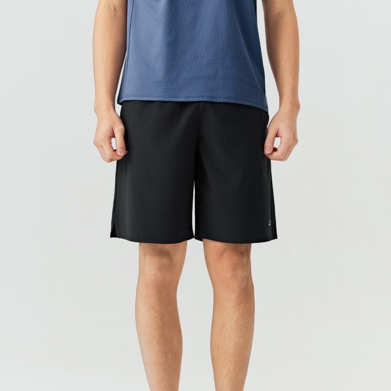 Skechers Elastic Breathable Solid Color Mid Waist Casual Shorts Men Shorts P226M024-0018