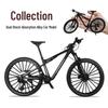 Cross Alloy Bicycle Model - Double Shock Mountain Bike Toy with Variable Speed & Front/Rear Absorbers - Ornament Gift