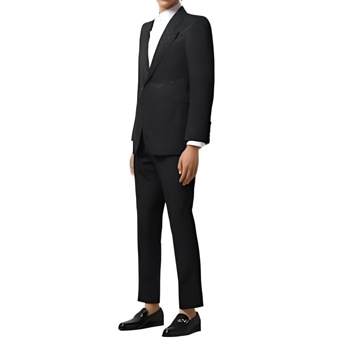 Gucci GG Cotton Viscose Formal Pant 'Black' Men's 698749-ZAHMD-1000
