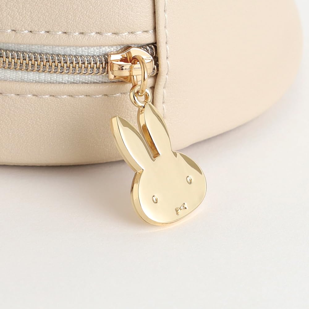 GreenFlash Miffy Round Pouch, Beige, BM-458