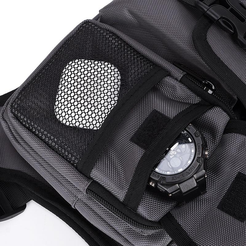 Men's Tactical Anti-Theft Chest Bag – Outdoor Vest Pack for Cycling Running & Sports Activities