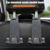 2 Pcs Headrest Hanger Metal Hook Storage Storage Hanger Universal Car Seat Headrest Hook  Rear Seat