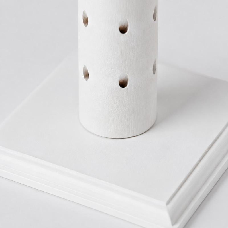 60-Hole Wooden Confection Display Stand Set, Two Screw-Fastened Displays for Positioning Stick-Mounted Candy in a Vertical Arrangement